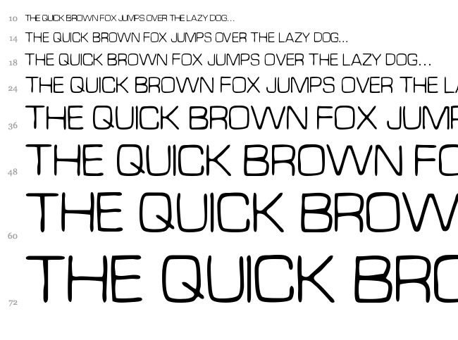 Euro Estilazo font waterfall